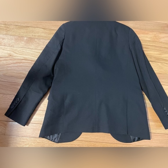Zara Boys Black Blazer Jacket Size 9 - Picture 6 of 6